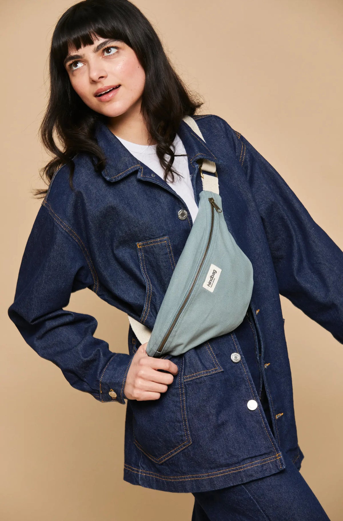 Sac banane Olivia Sauge Hindbag2