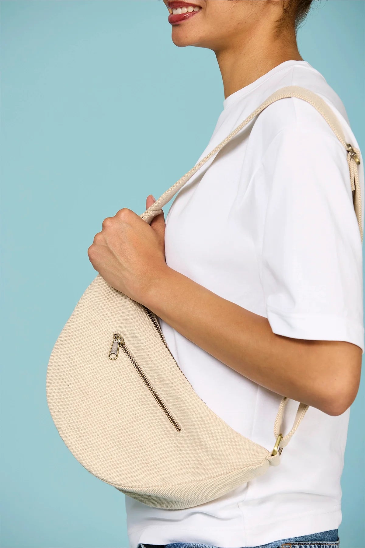 Sac banane andrea jute femme