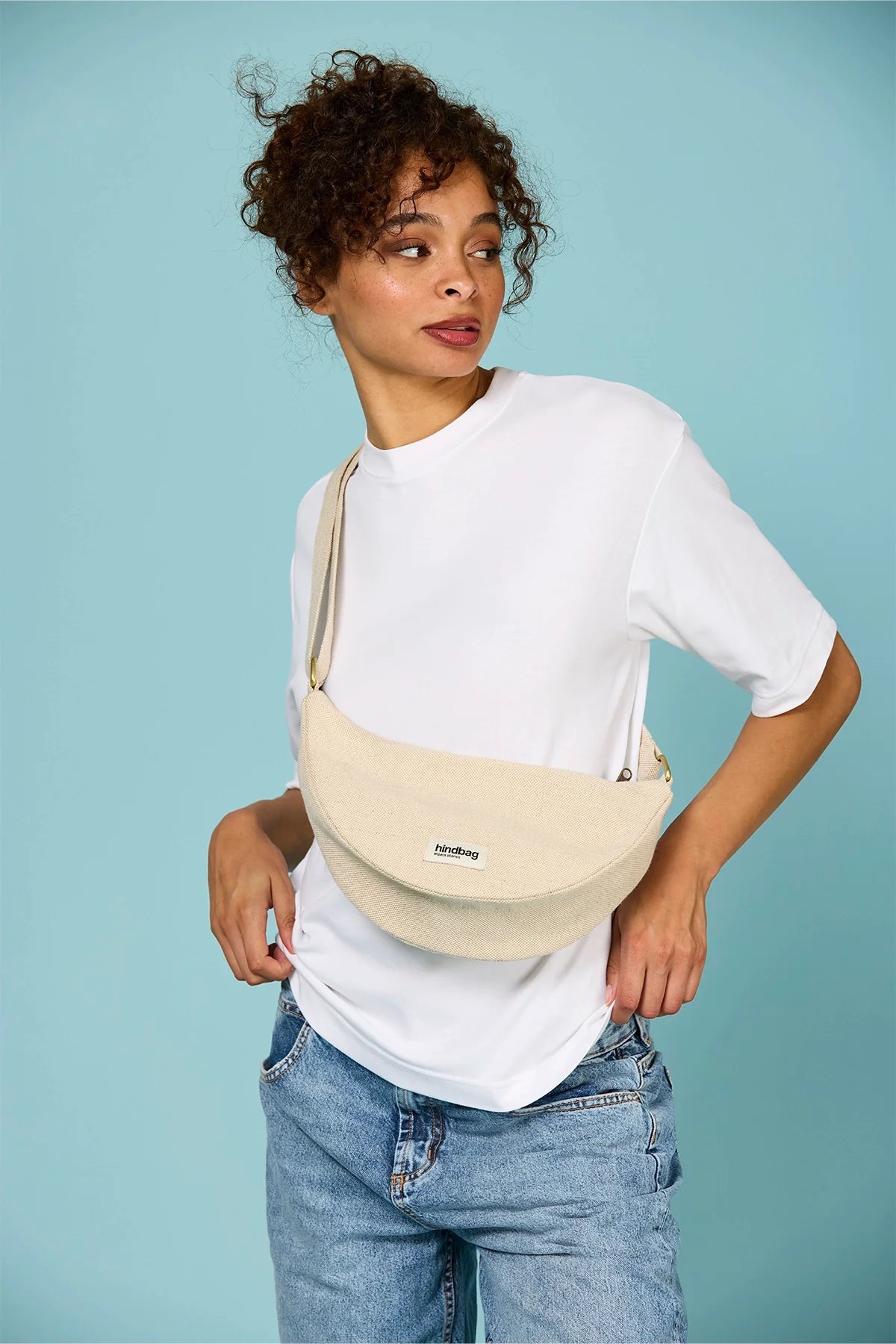 Sac banane andrea jute femme