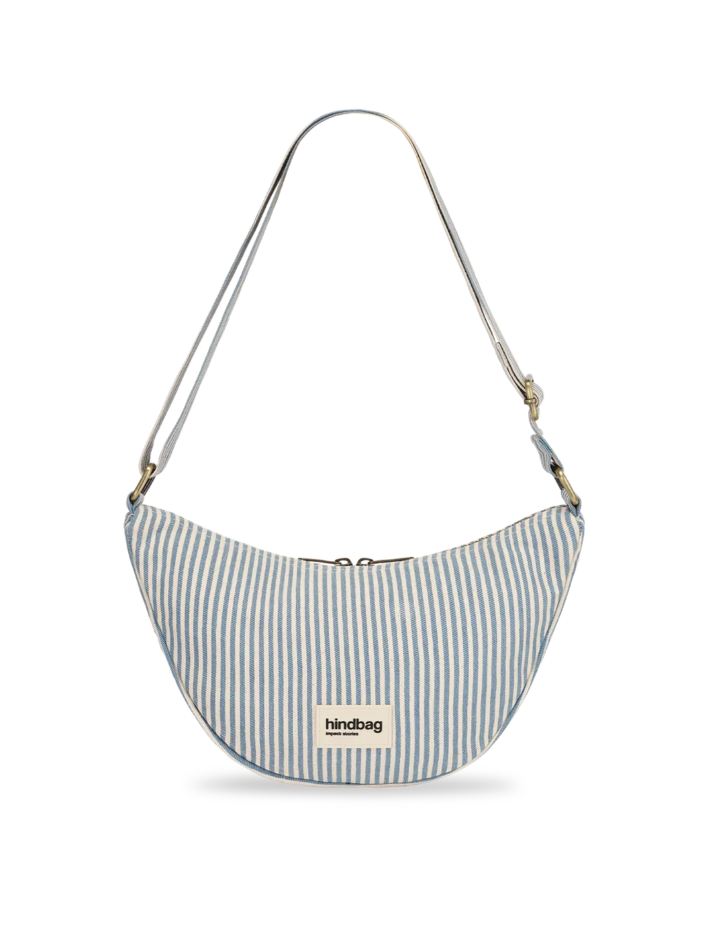 Andrea Blue Stripes Bum Bag