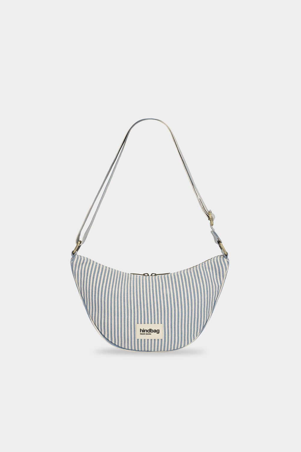 Andrea Blue Stripes Bum Bag