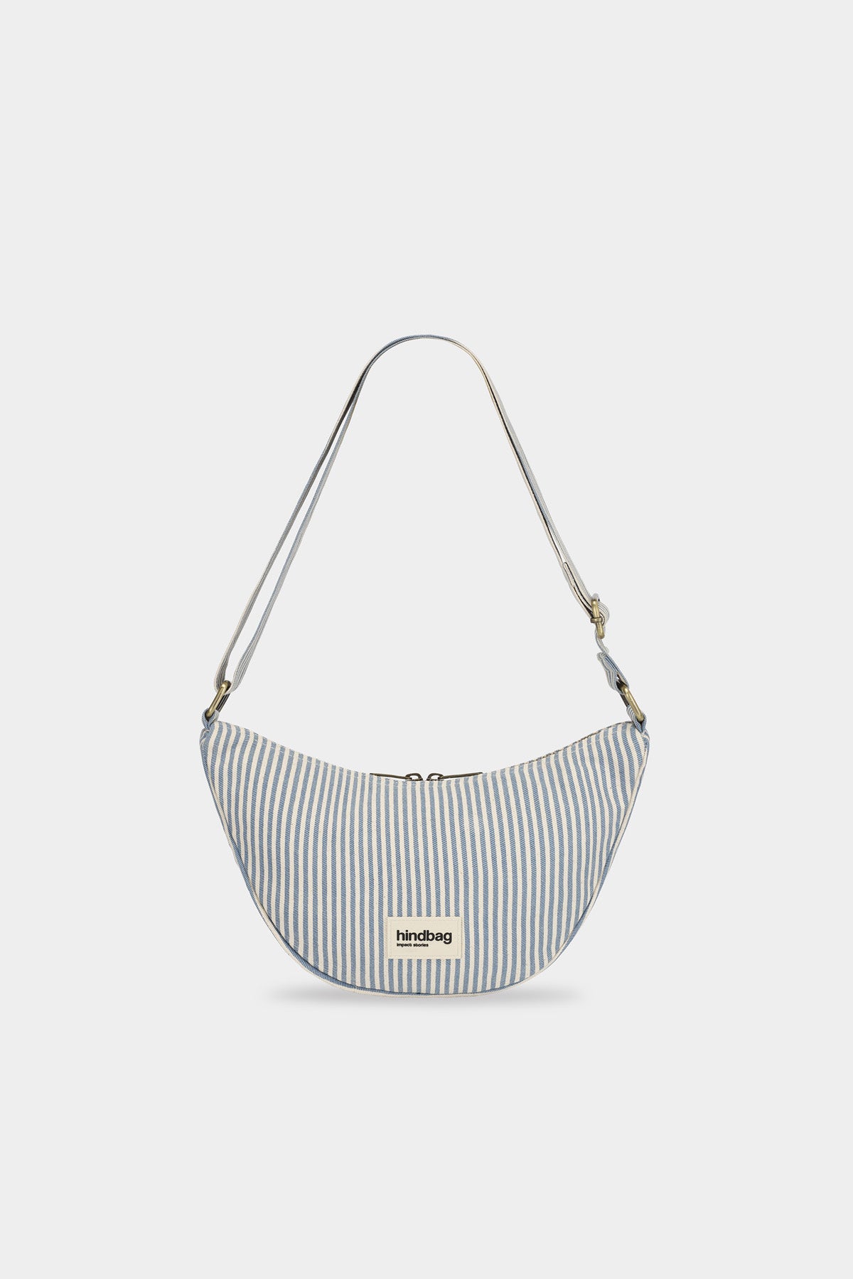 Andrea Blue Stripes Bum Bag