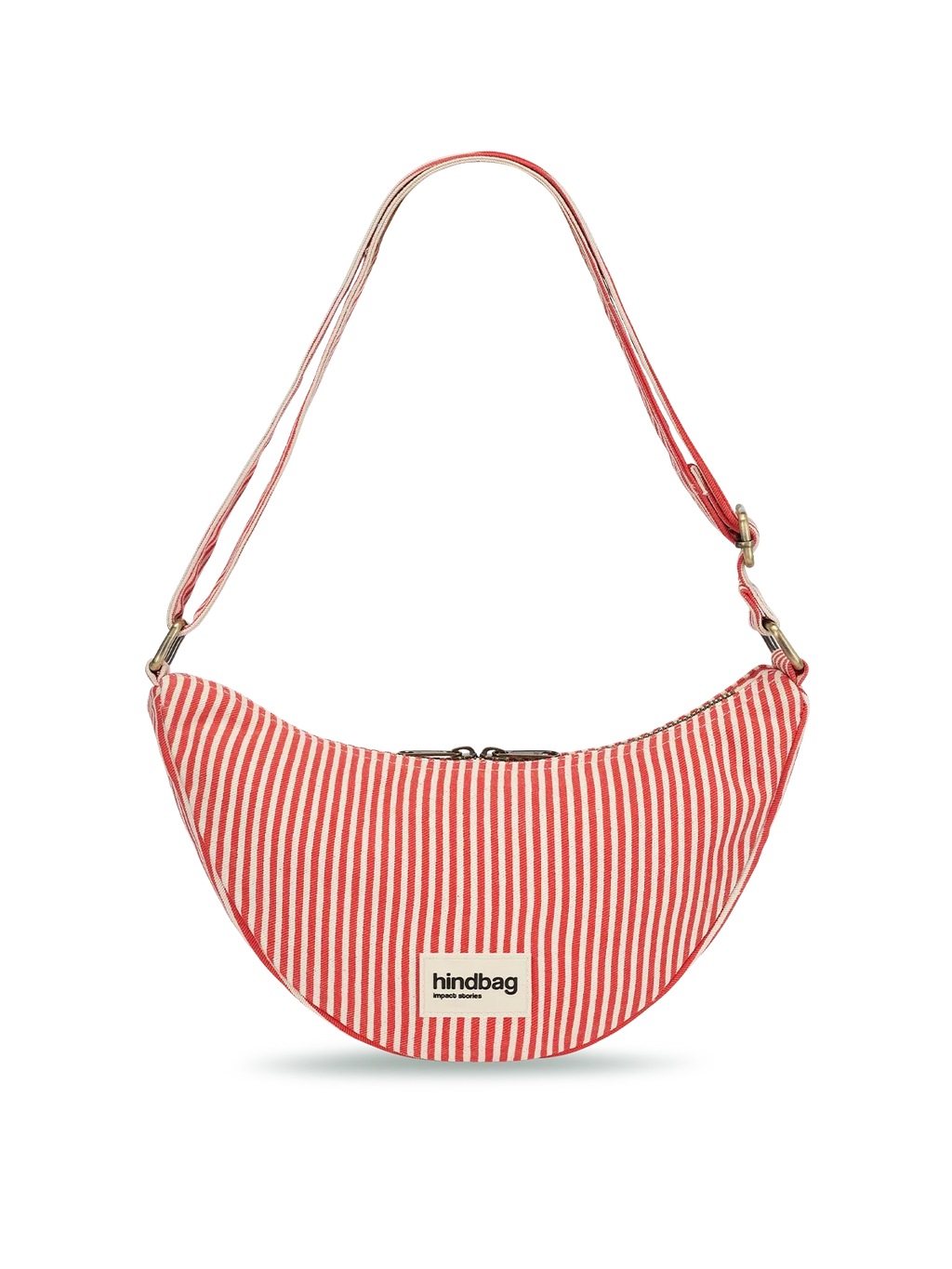 Andrea Red Stripes Bum Bag