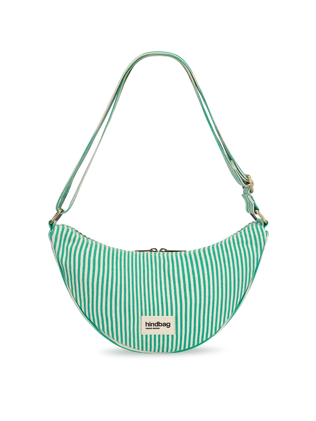 Andrea Green Stripes Bum Bag