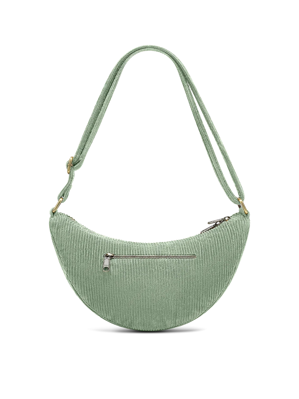 Andrea Fanny Pack in mint green corduroy