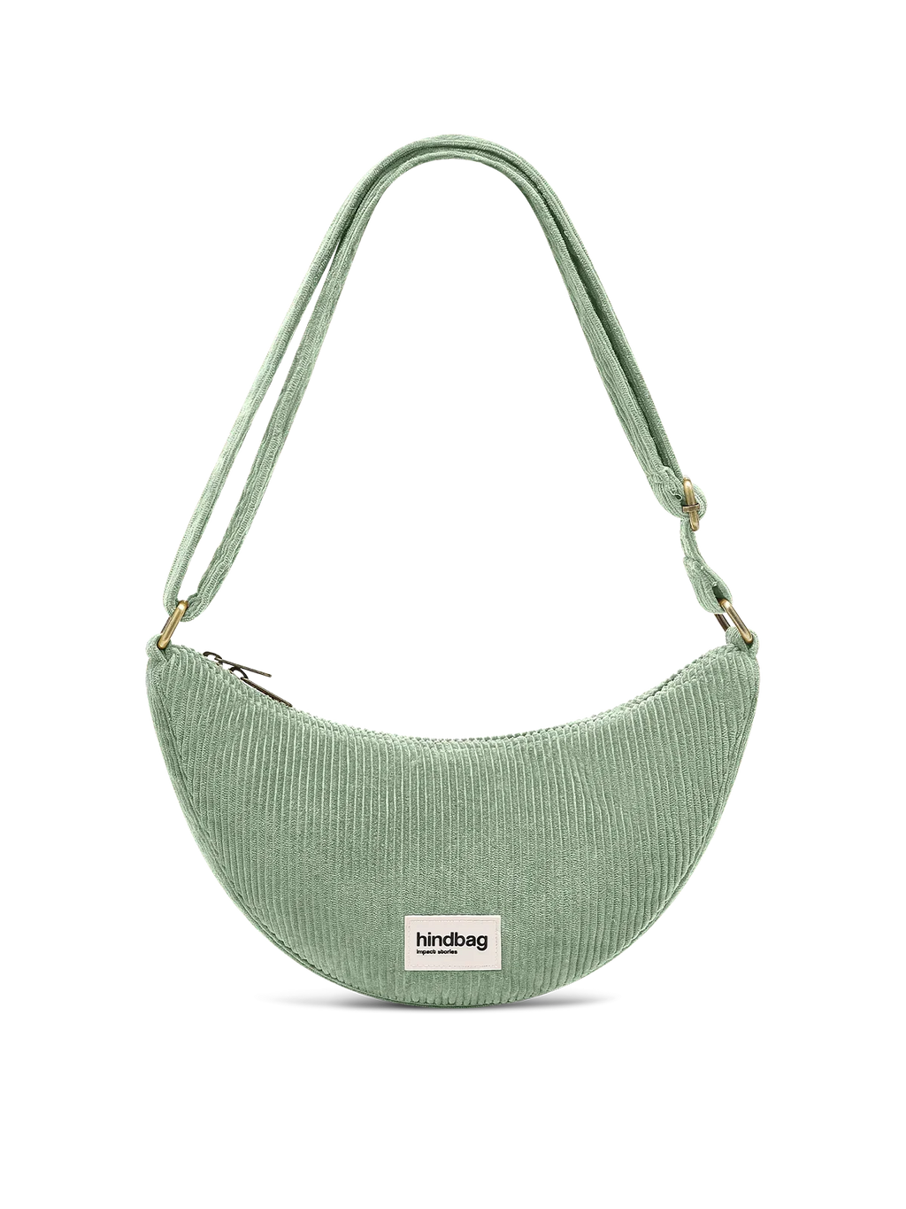 Andrea Fanny Pack in mint green corduroy