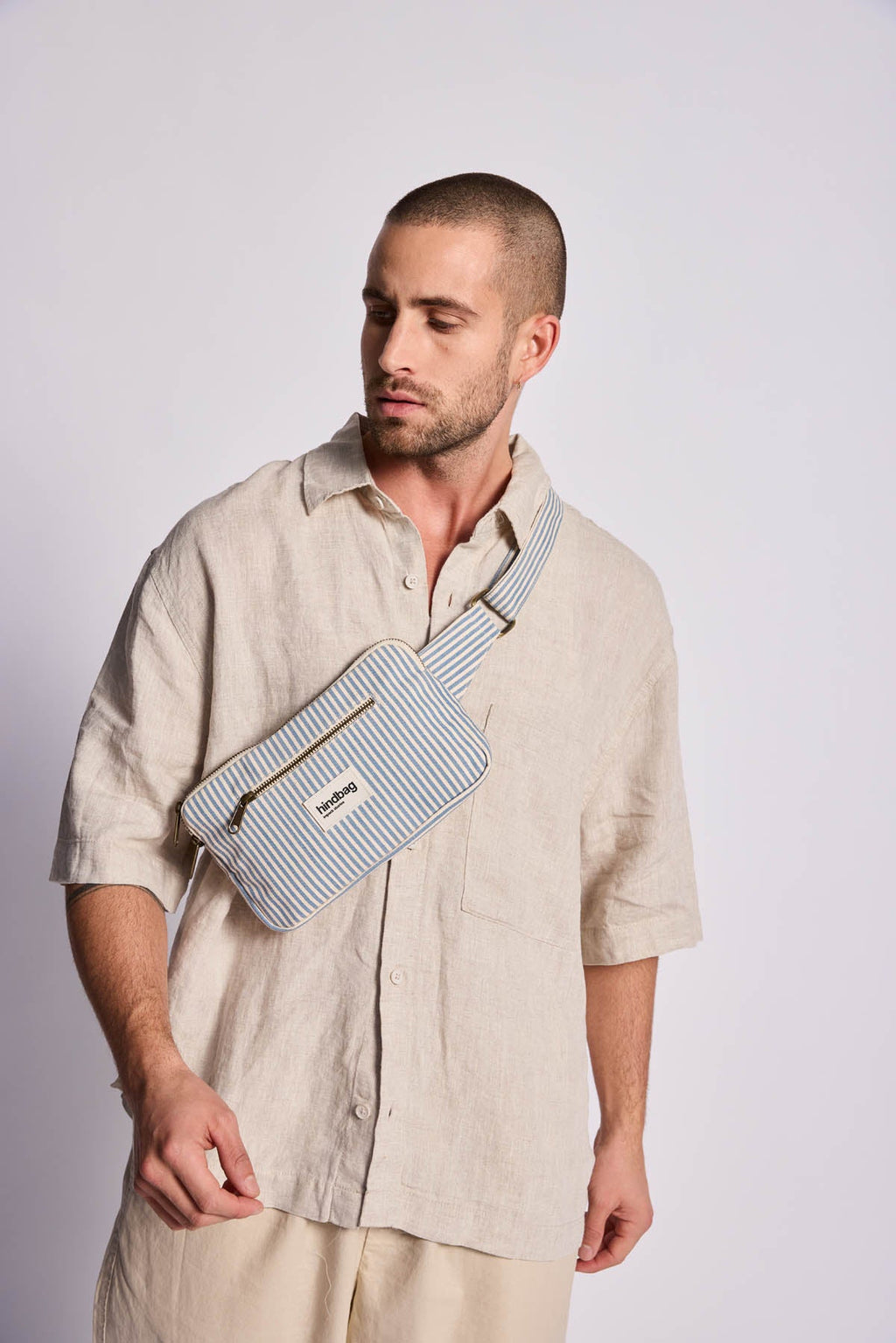 Harry Blue Stripes bum bag