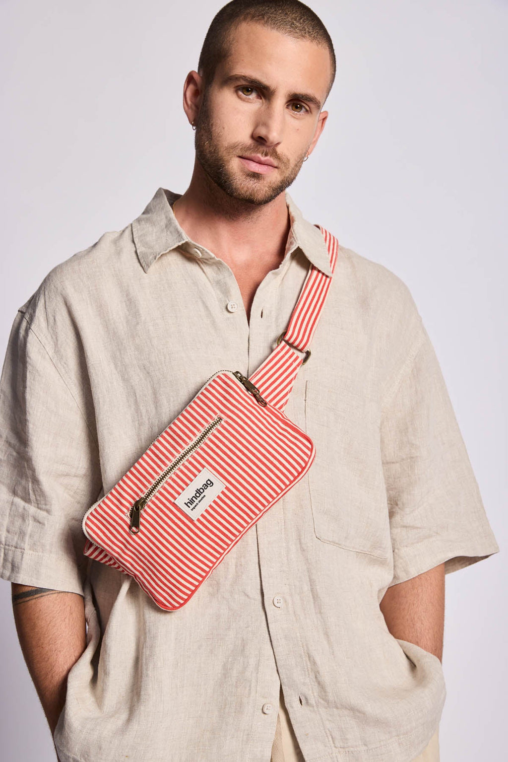 Harry Red Stripes Bum Bag