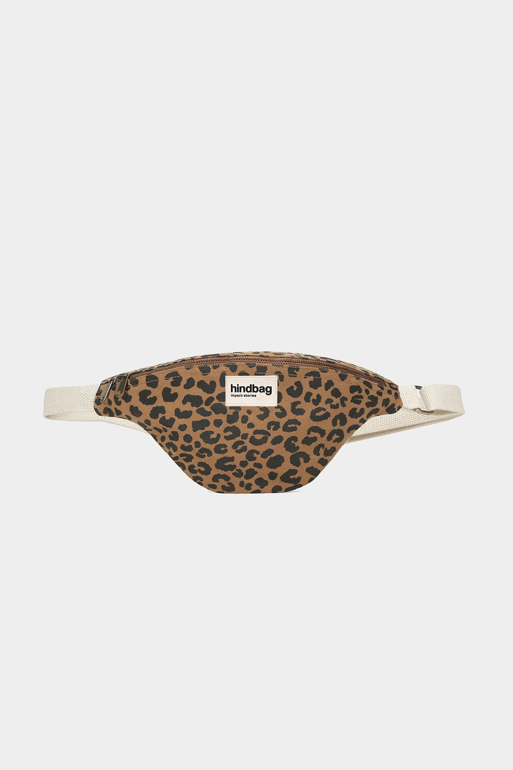 Sac banane olivia imprimé léopard cannelle packshot face