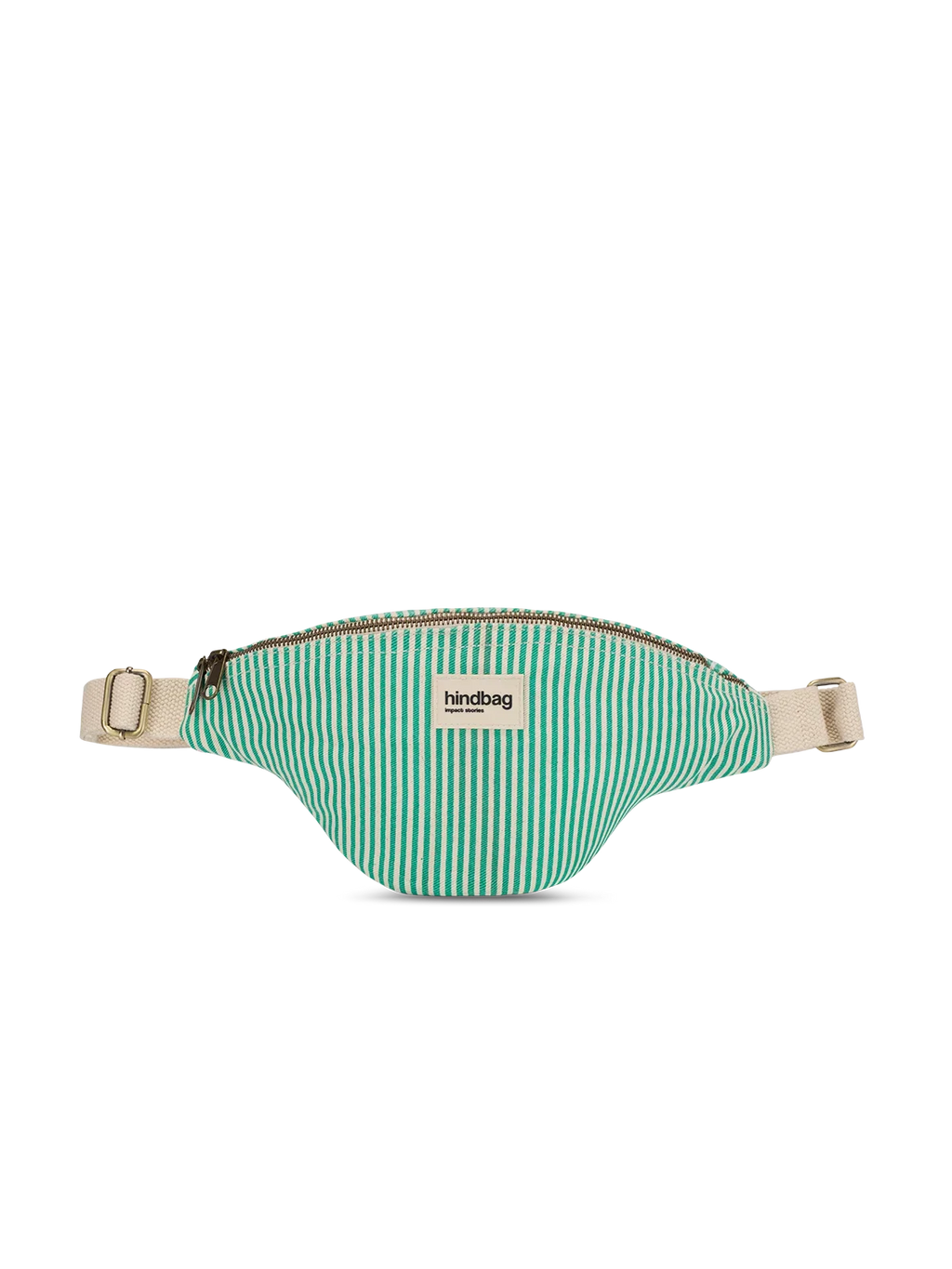 Olivia Green Stripes Bum Bag