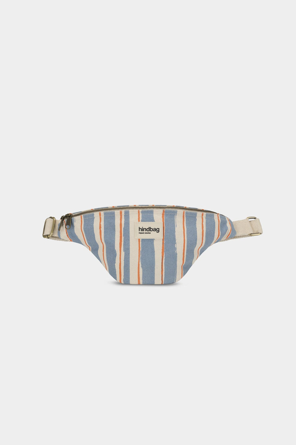 Olivia Orange and Blue Stripes bum bag