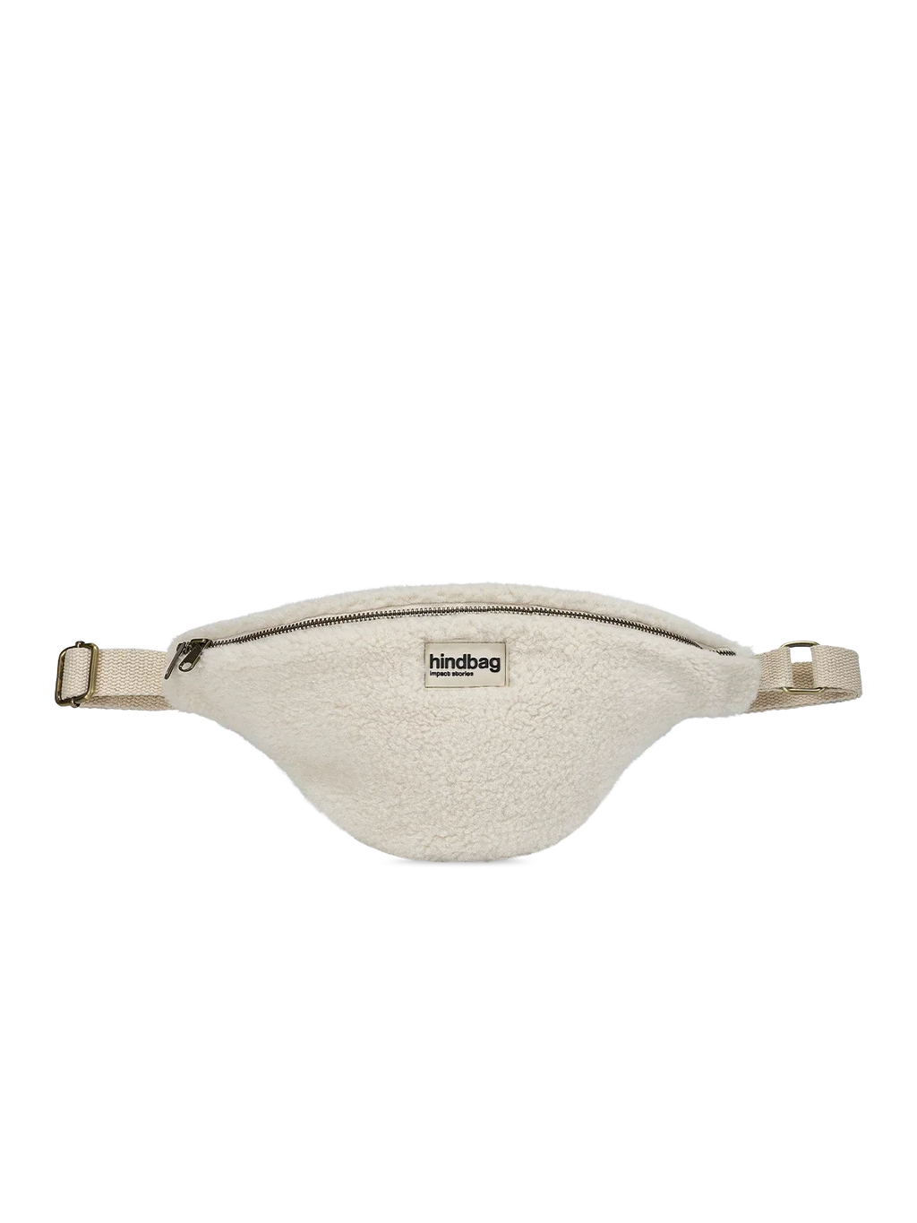Olivia Teddy Fanny Pack in Arctic White