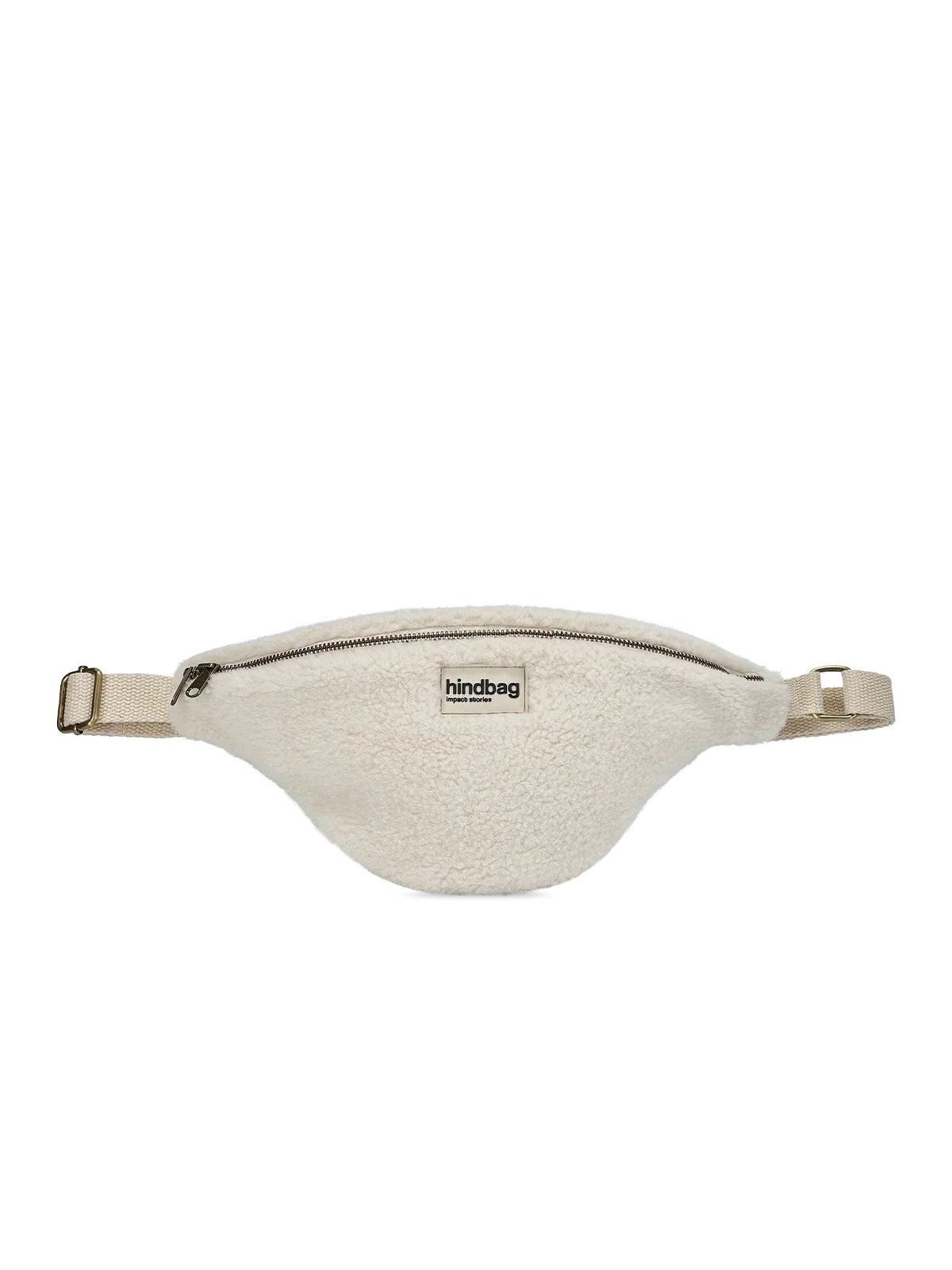 Olivia Teddy Fanny Pack in Arctic White