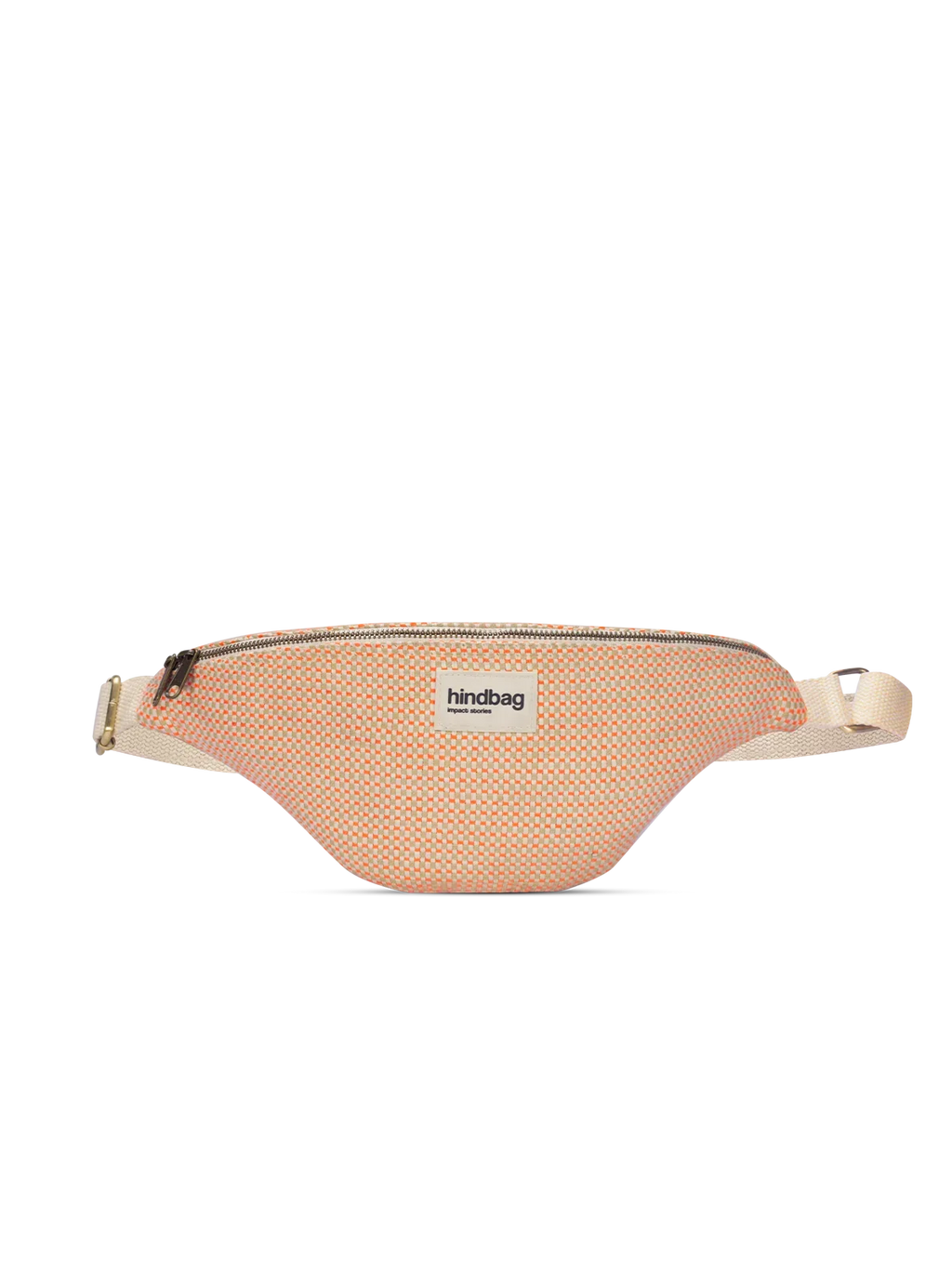 Olivia coral braided bum bag