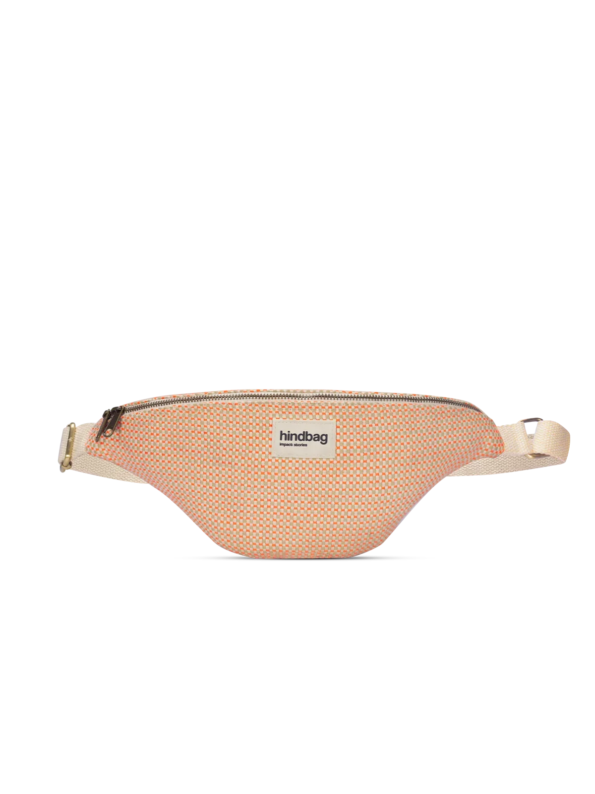 Olivia coral braided bum bag