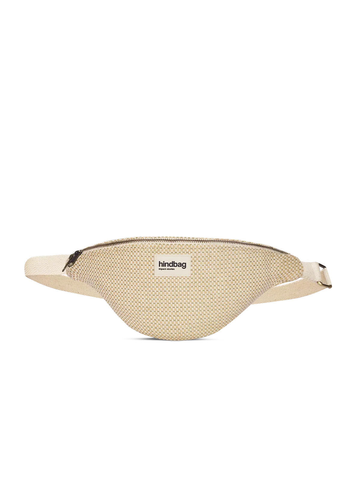 Olivia nude braided bum bag