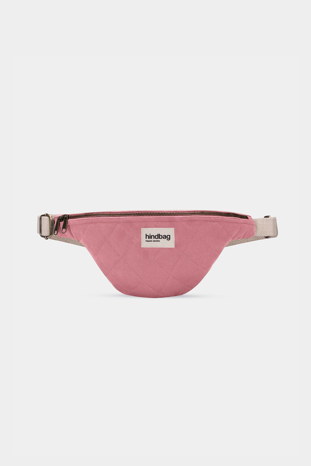 Olivia Quilted Belt Bag Blush pink