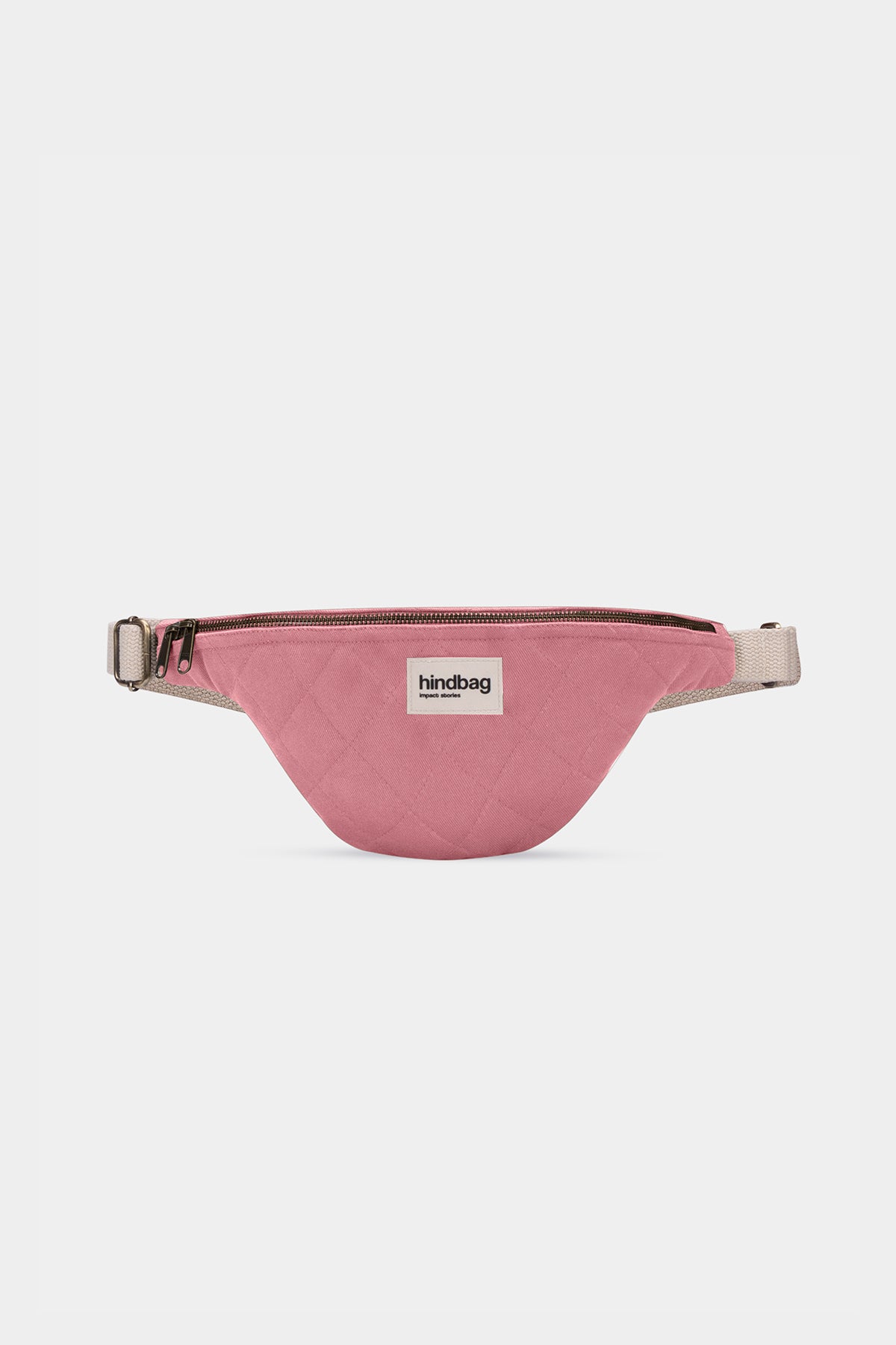 Olivia Quilted Belt Bag Blush pink