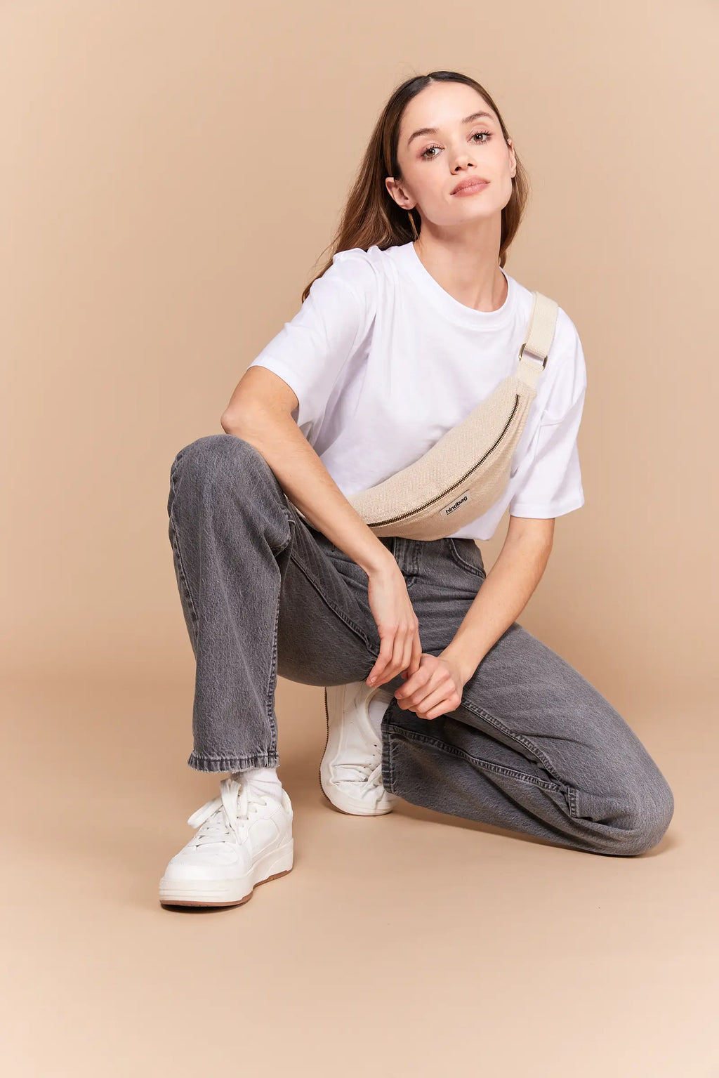 sac banane olivia jute portée femme - coton bio HINDBAG
